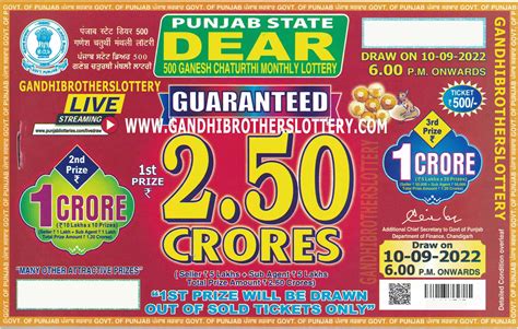 gandhi brothers lottery, B.R Street .